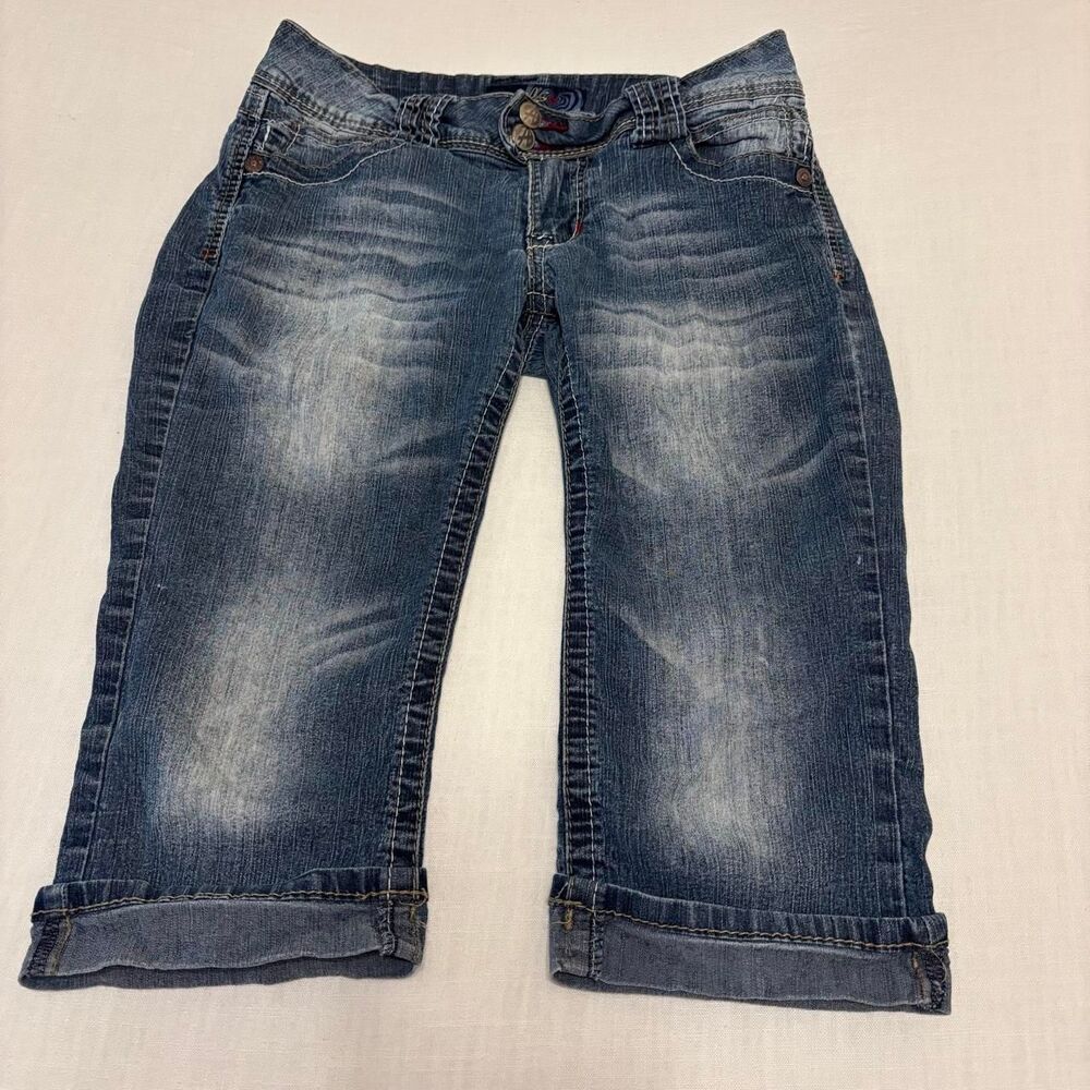 Angels Women's Blue and Navy Jeans